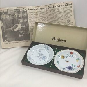 Haviland Limoges porcelain -set of two